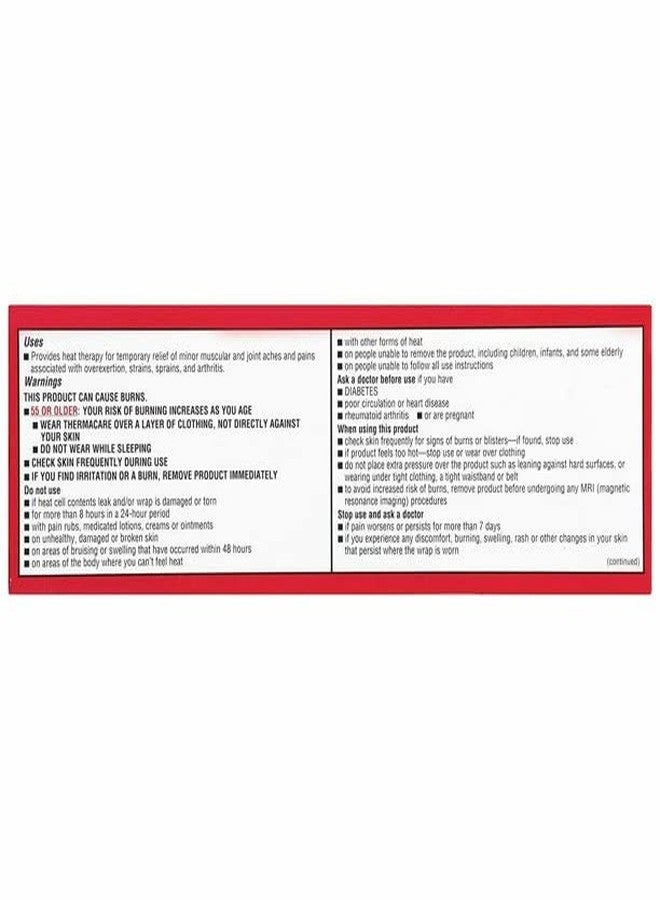Thermacare Heatwraps Lower Back and Hip LG/XL, 2 Count (Pack of 3) - Image 4